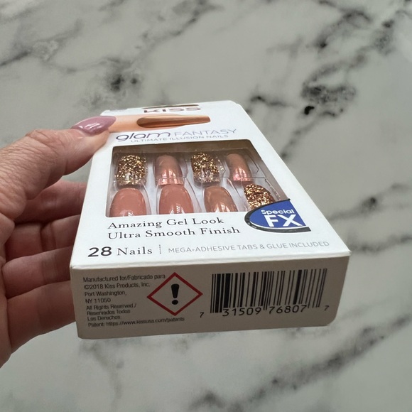 KISS Gel, Jelly, Glam & Jewel Fantasy, Press-On Nails, Long Length, 6 Boxes-New - Picture 9 of 14